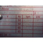 .4 / 15 KW  1470 / 2930 RPM  Vector  SG 160L 4/2W  NIEUW